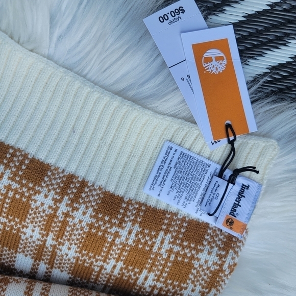NWT Timberland Plaid Scarf - Picture 4 of 5